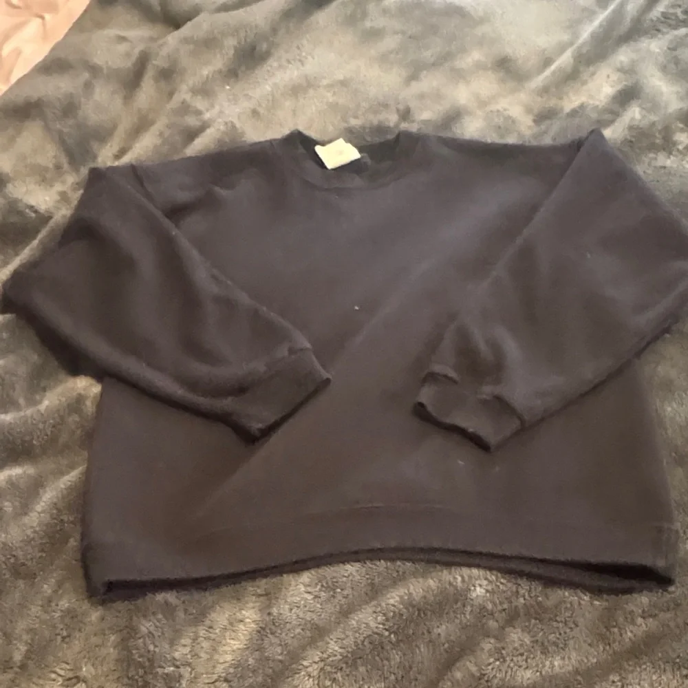 Kids Black Crewneck Sweatshirt - Casual Everyday Pullover